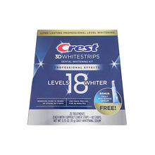 Load image into Gallery viewer, Crest 3D Whitestrips Dental Whitening Kit 40 Strips + Free Daily Whitening Serum (Level 18)
