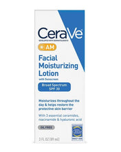 Load image into Gallery viewer, Cerave - AM Facial Moisturizing Lotion with Sunscreen 89ml
