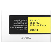 Load image into Gallery viewer, Cosrx - Advanced Snail 92 All in one Cream 100g
