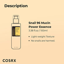 Load image into Gallery viewer, Cosrx - Advanced Snail 96 Mucin Power Essence 100ml
