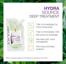 Load image into Gallery viewer, Biolage - Hydra Source Deep Treatment Pack Hair Mask for Dry Hair 300ml
