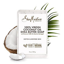 Load image into Gallery viewer, Shea Moisture - 100% Virgin Coconut Oil Shea Butter Soap 227g
