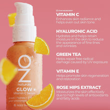 Load image into Gallery viewer, OZ Naturals - Glow Vitamin C Serum 30ml
